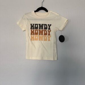 Tiny Whales 'Howdy' Tee 4T